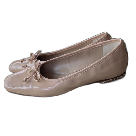 Sam Edelman Marisol Slip On Flats Tan Patent
Leather Gold Trim Ballet Size 8 - Picture 3 of 7